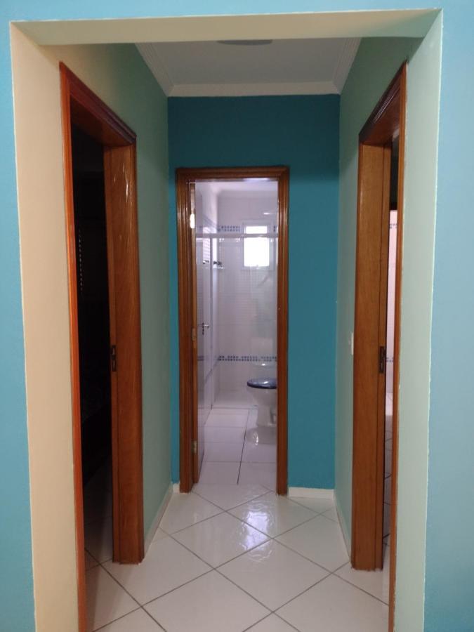 Belo Apartamento Com Vistas Para O Mar - Pe Na Areia - Churrasqueira Na Varanda برايا جراندي المظهر الخارجي الصورة