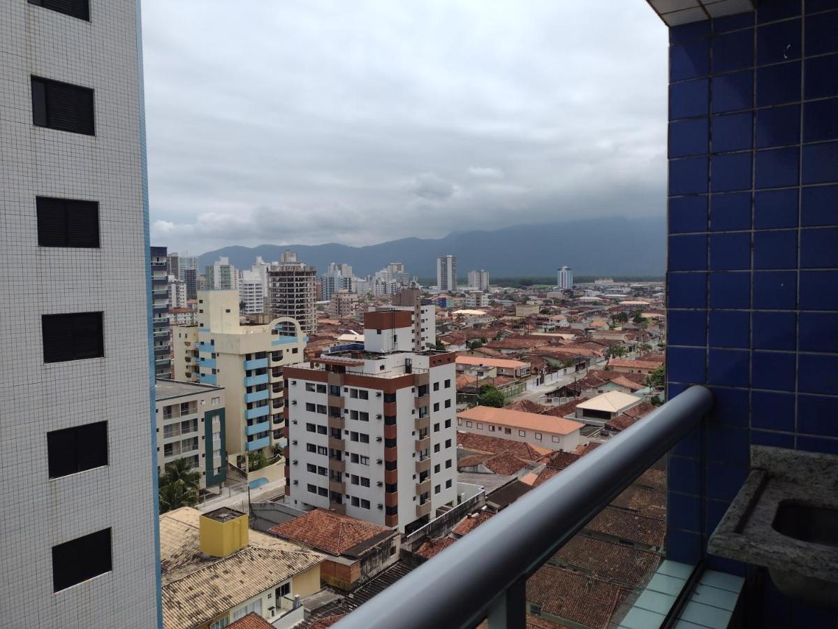 Belo Apartamento Com Vistas Para O Mar - Pe Na Areia - Churrasqueira Na Varanda برايا جراندي المظهر الخارجي الصورة
