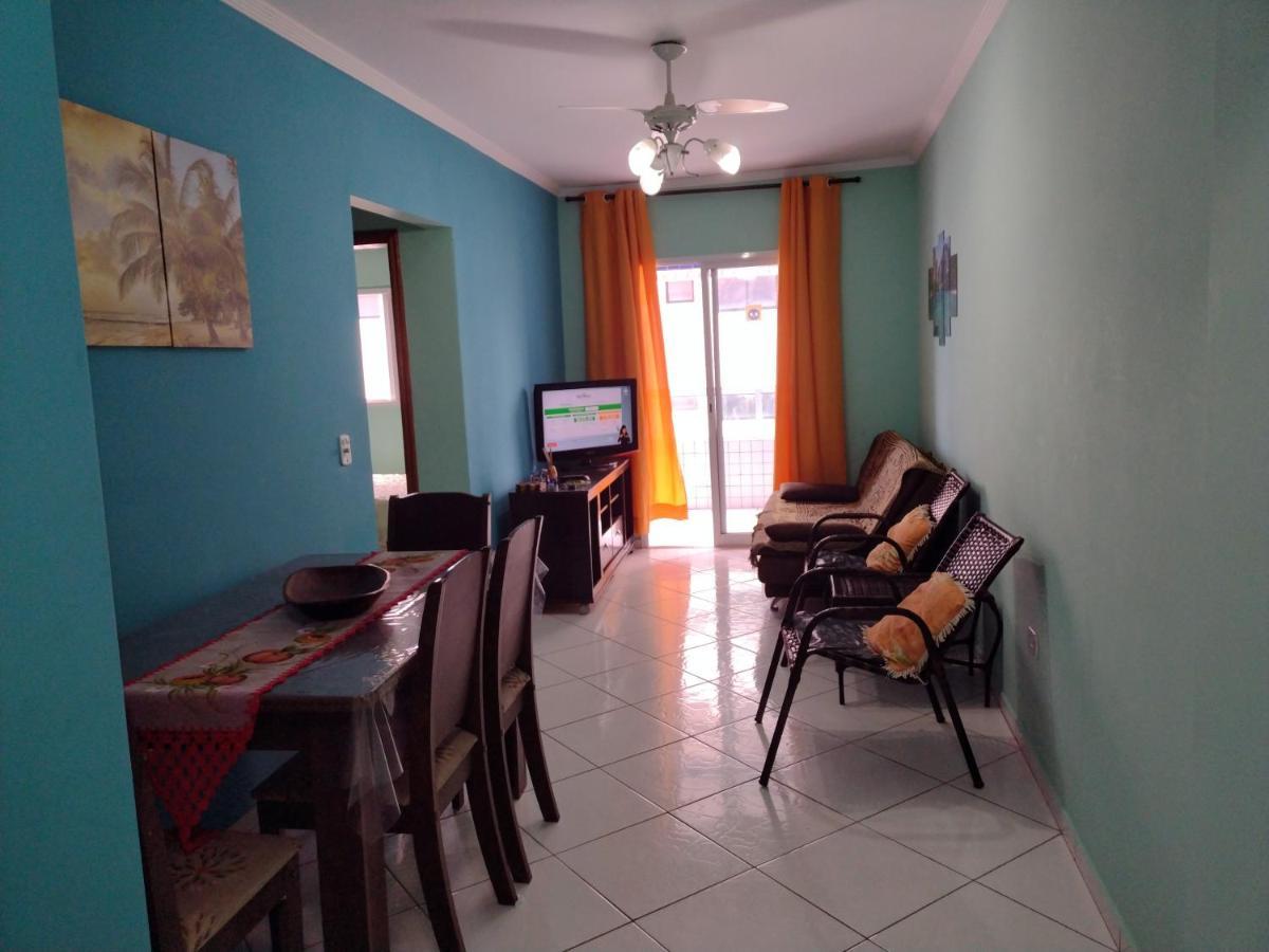 Belo Apartamento Com Vistas Para O Mar - Pe Na Areia - Churrasqueira Na Varanda برايا جراندي المظهر الخارجي الصورة
