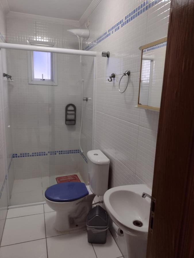 Belo Apartamento Com Vistas Para O Mar - Pe Na Areia - Churrasqueira Na Varanda برايا جراندي المظهر الخارجي الصورة