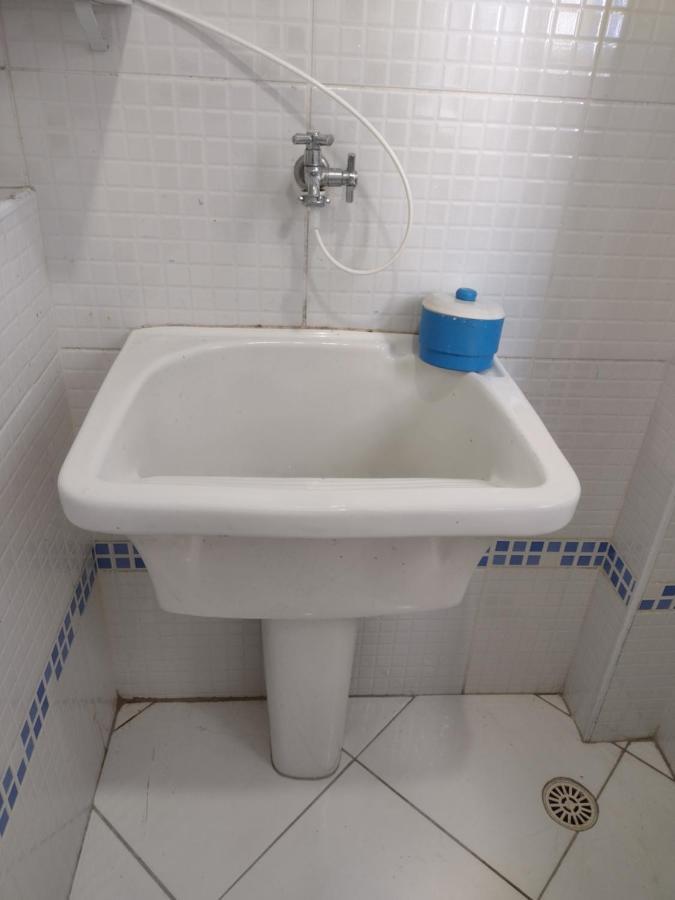 Belo Apartamento Com Vistas Para O Mar - Pe Na Areia - Churrasqueira Na Varanda برايا جراندي المظهر الخارجي الصورة