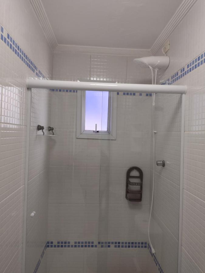 Belo Apartamento Com Vistas Para O Mar - Pe Na Areia - Churrasqueira Na Varanda برايا جراندي المظهر الخارجي الصورة